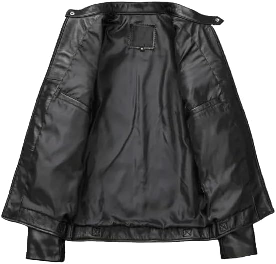 Men's Slim Fit Café Racer Jacket