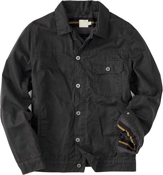 Mens Trucker Jacket - Cotton Motorcycle Jackets Heated For Mens