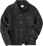 Mens Trucker Jacket - Cotton Motorcycle Jackets Heated For Mens