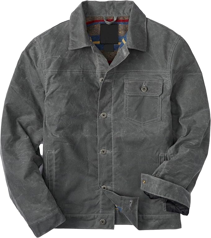 Mens Trucker Jacket - Cotton Motorcycle Jackets Heated For Mens