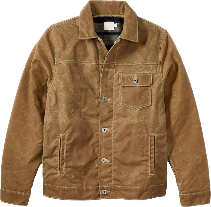 Mens Trucker Jacket - Cotton Motorcycle Jackets Heated For Mens