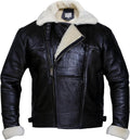 B3 Bomber Aviator Real Shearling Sheepskin Bomber Jacket