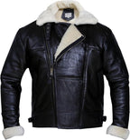 B3 Bomber Aviator Real Shearling Sheepskin Bomber Jacket