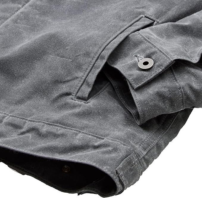 Mens Trucker Jacket - Cotton Motorcycle Jackets Heated For Mens