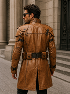 Vintage Brown Leather Jacket