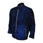 Men's Navy Blue Persian Lamb Fur Bomber Jacket – Genuine Karakul Fur Coat