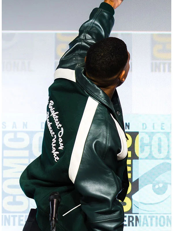 Green Lantern jacket
John Stewart varsity jacket